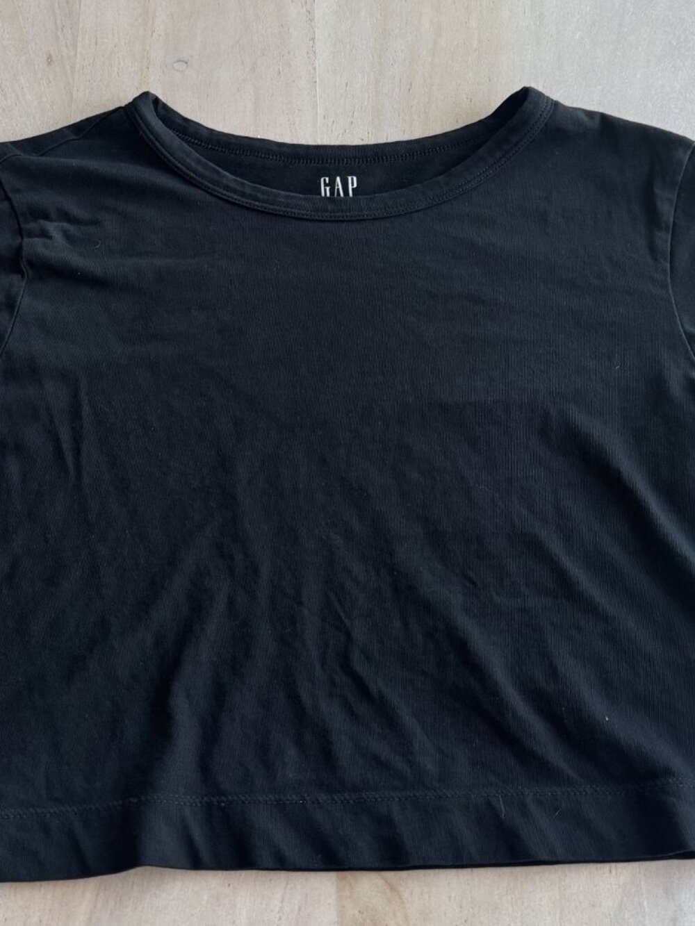 Gap Oversized Cropped Tee Bundle Black White, Size S - Picture 6 of 10